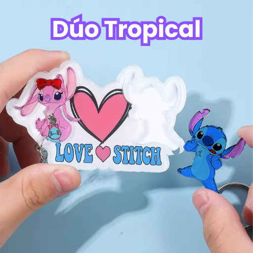 Dúo Tropical - Soporte + 2 llaveros