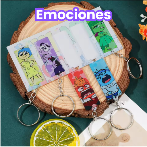 Emociones - Soporte + 5 llaveros
