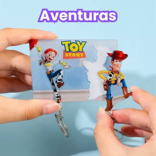 Aventuras - Soporte + 2 llaveros