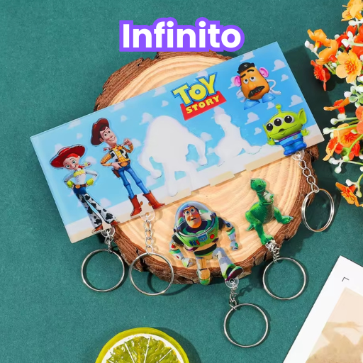 Infinito - Soporte + 5 llaveros