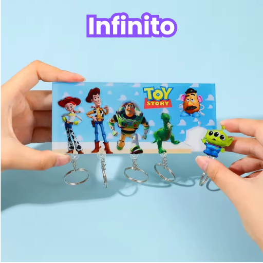 Infinito - Soporte + 5 llaveros